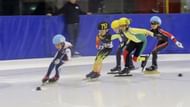 Eklavya Jagal (helmet No.62) during the the 500 metres final race